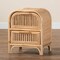 Bali & Pari Adrika Bohemian Natural Rattan 2-Drawer Nightstand 244-13676-ZORO - alternate 3